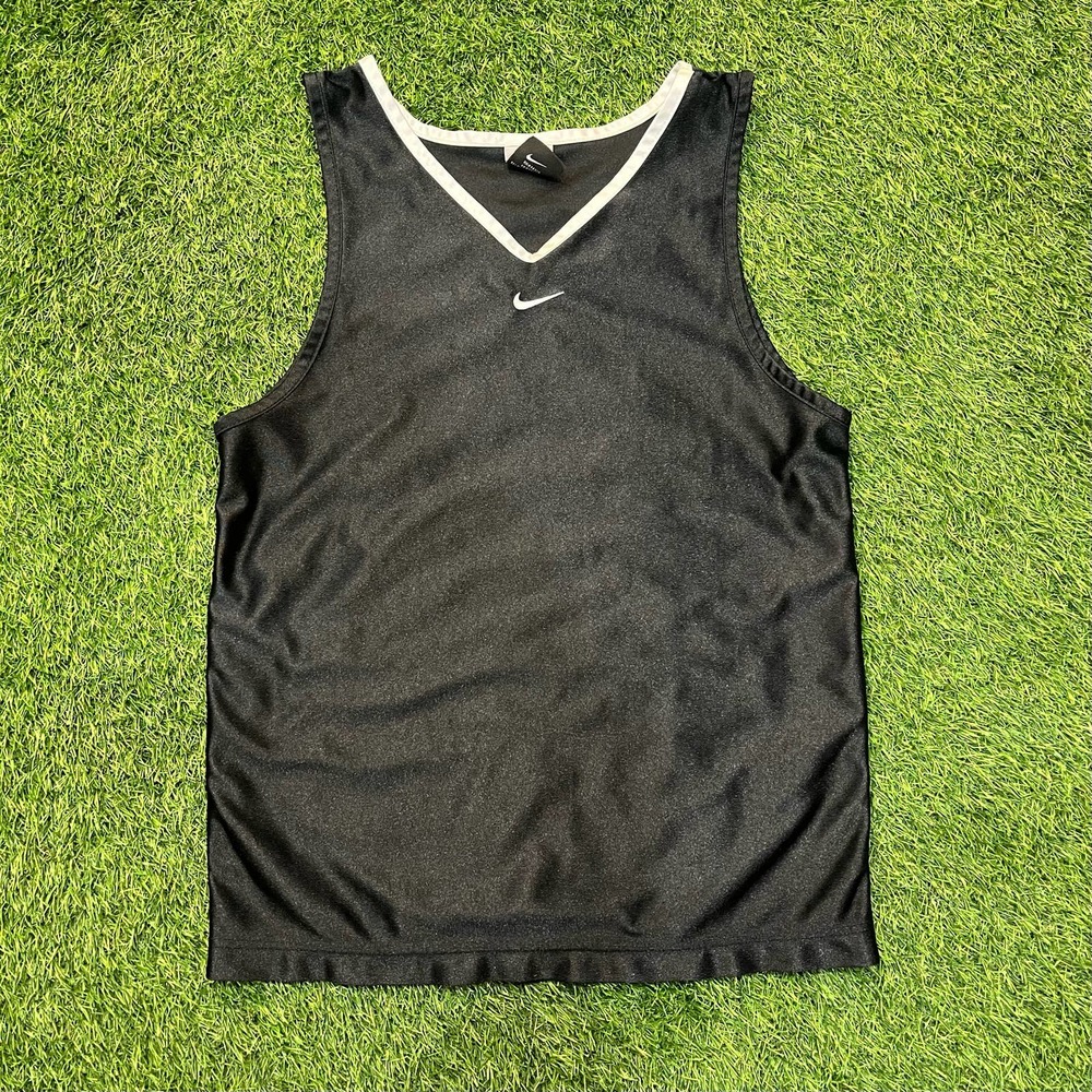 Vintage Boys Nike Black Blank Jersey
